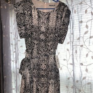 Animal print dress